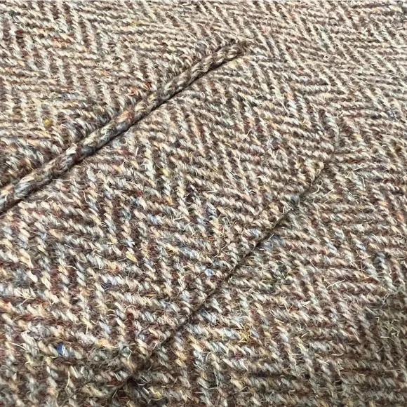 Vintage brown tweed quintessential fall winter blazer - Picture 15 of 15
